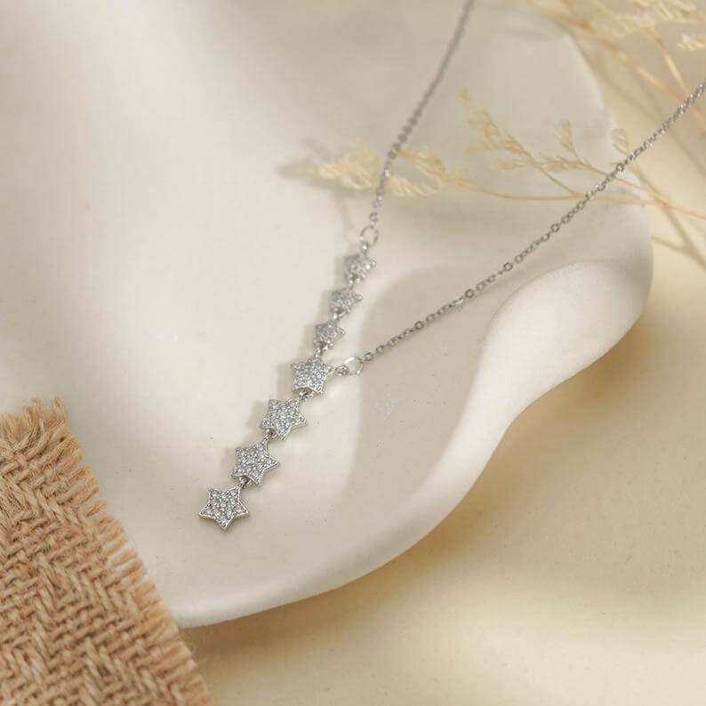 Celestial Star Moissanite Necklace