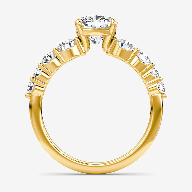Skuno Moissanite Engagement Ring-VOOGME