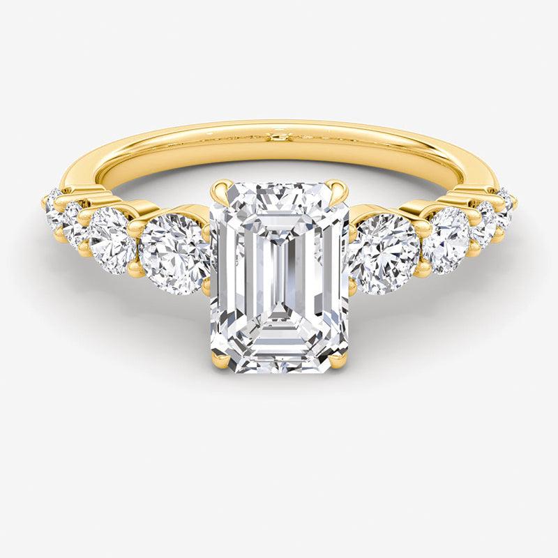 Skuno Moissanite Engagement Ring-VOOGME