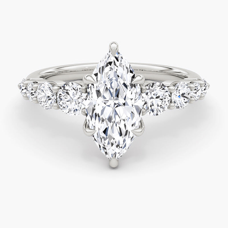 Skuno Moissanite Engagement Ring-VOOGME
