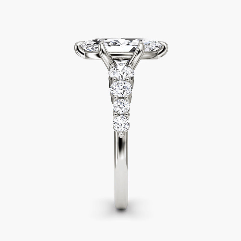 Skuno Moissanite Engagement Ring-VOOGME