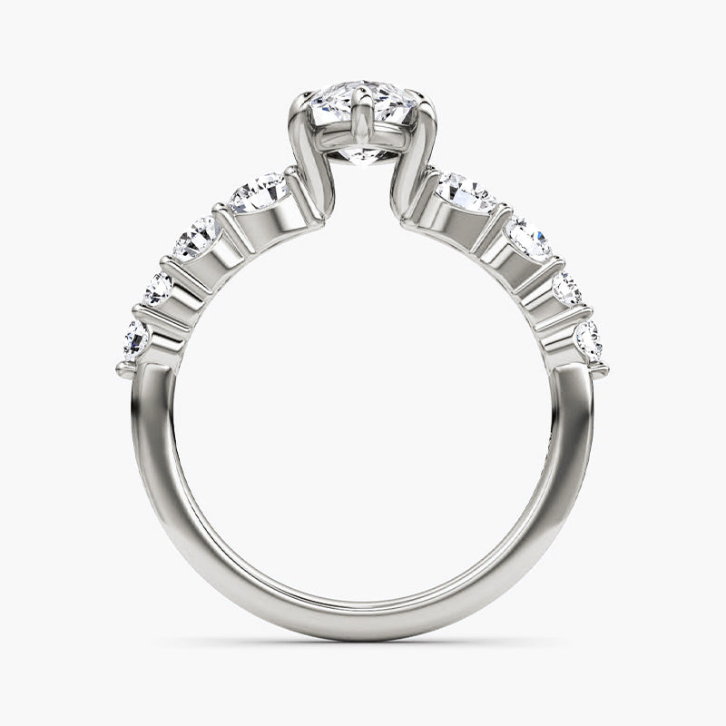 Skuno Moissanite Engagement Ring-VOOGME