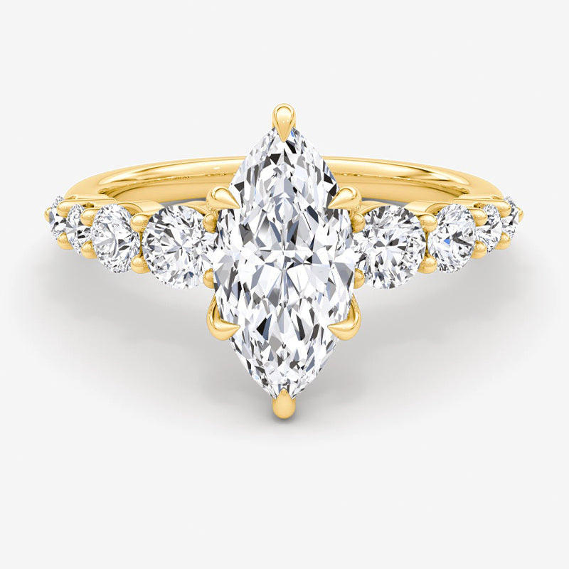 Skuno Moissanite Engagement Ring-VOOGME
