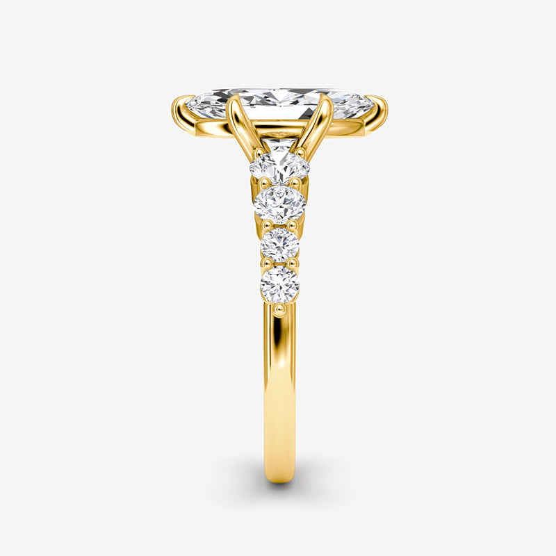 Skuno Moissanite Engagement Ring-VOOGME
