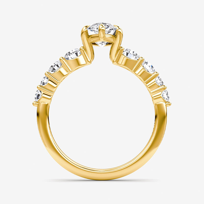 Skuno Moissanite Engagement Ring-VOOGME