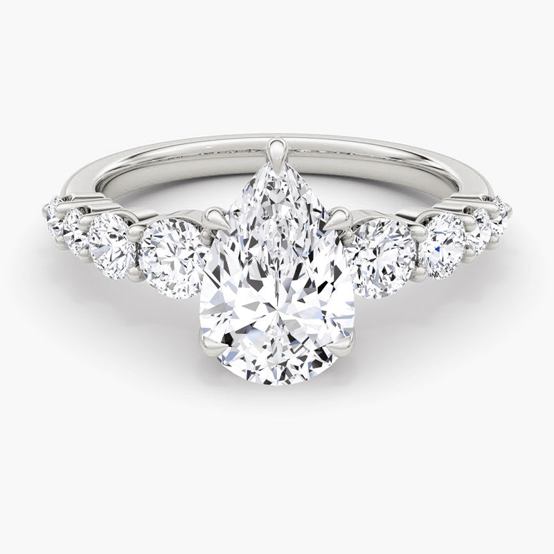 Skuno Moissanite Engagement Ring-VOOGME