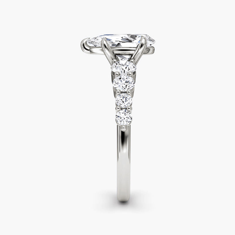 Skuno Moissanite Engagement Ring-VOOGME