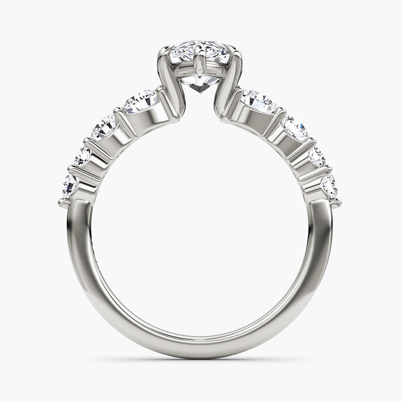Skuno Moissanite Engagement Ring-VOOGME