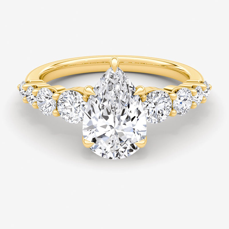 Skuno Moissanite Engagement Ring-VOOGME