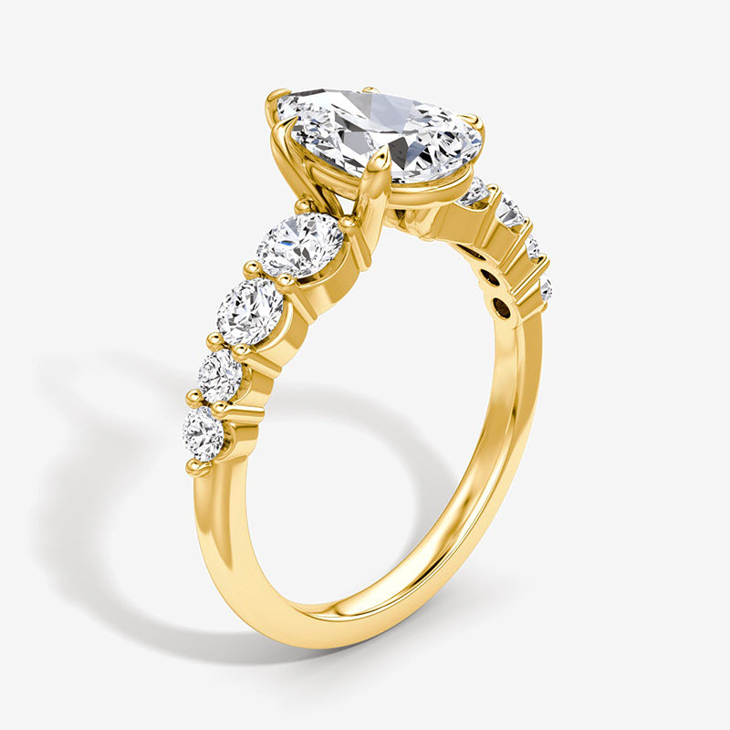Skuno Moissanite Engagement Ring-VOOGME