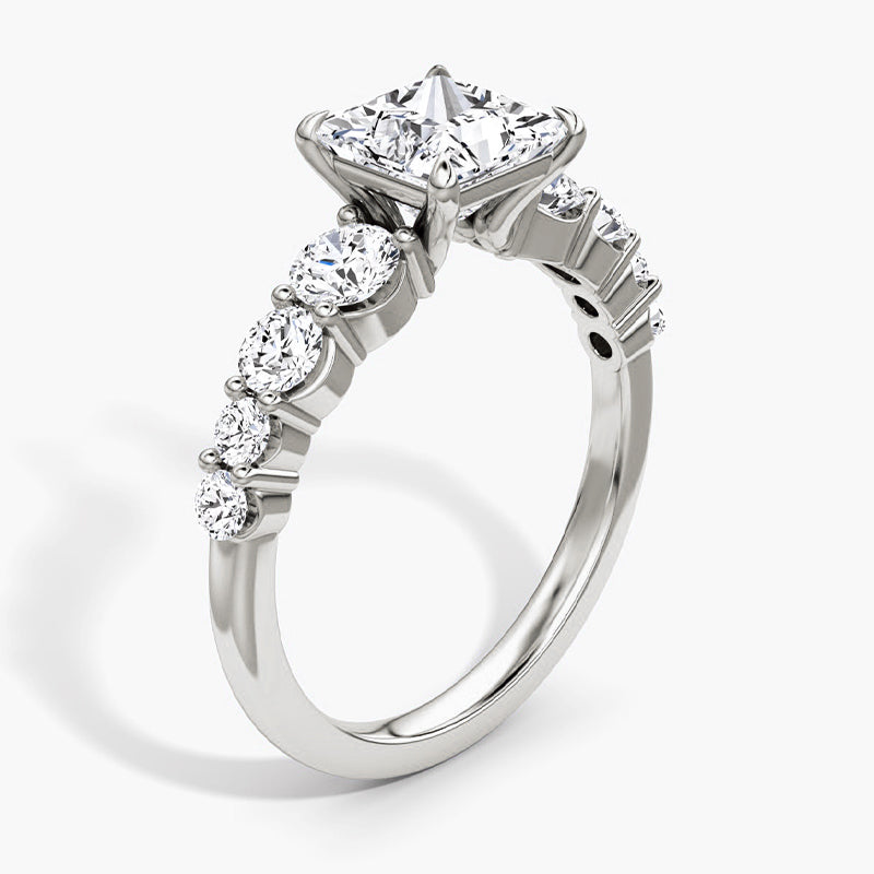 Skuno Moissanite Engagement Ring-VOOGME