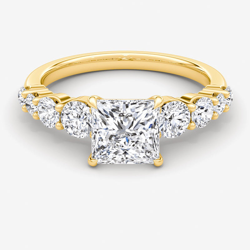 Skuno Moissanite Engagement Ring-VOOGME