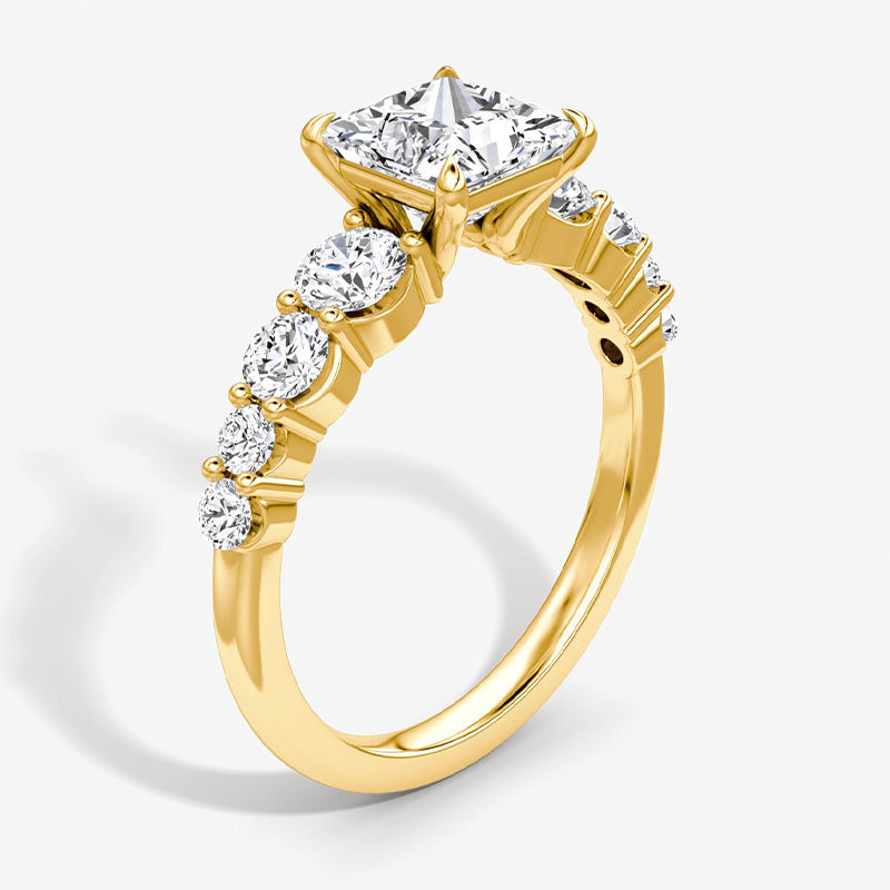 Skuno Moissanite Engagement Ring-VOOGME