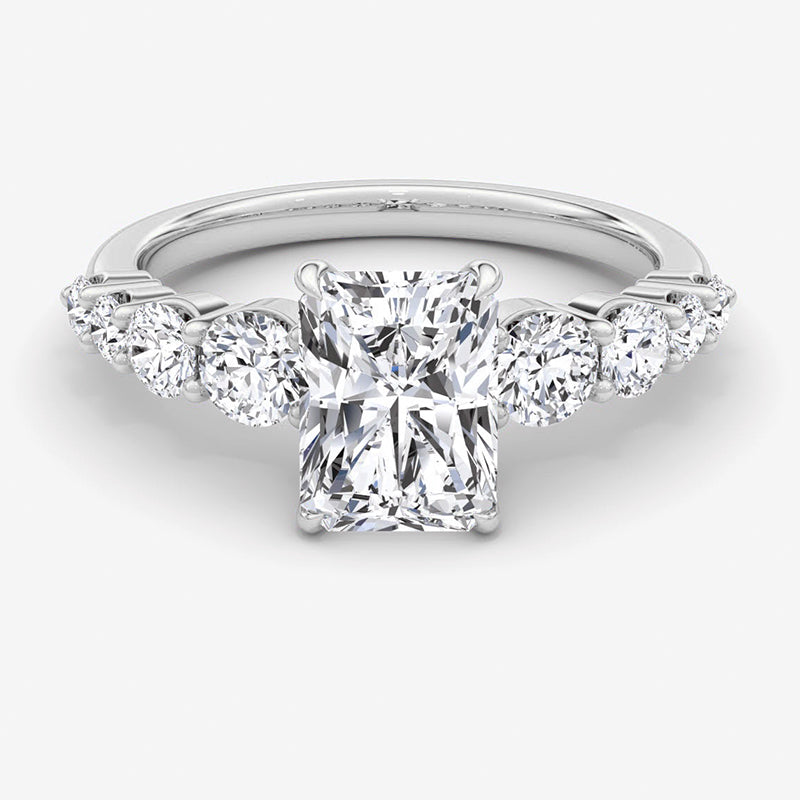 Skuno Moissanite Engagement Ring-VOOGME