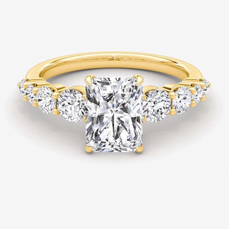 Skuno Moissanite Engagement Ring-VOOGME