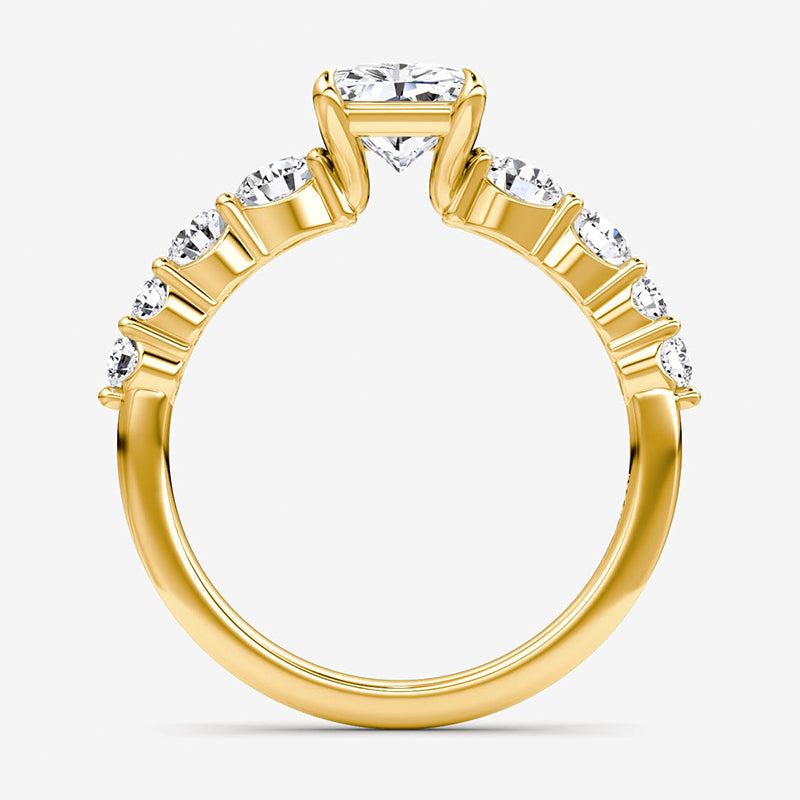 Skuno Moissanite Engagement Ring-VOOGME
