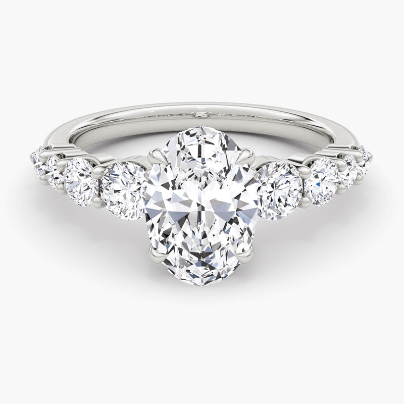 Skuno Moissanite Engagement Ring-VOOGME