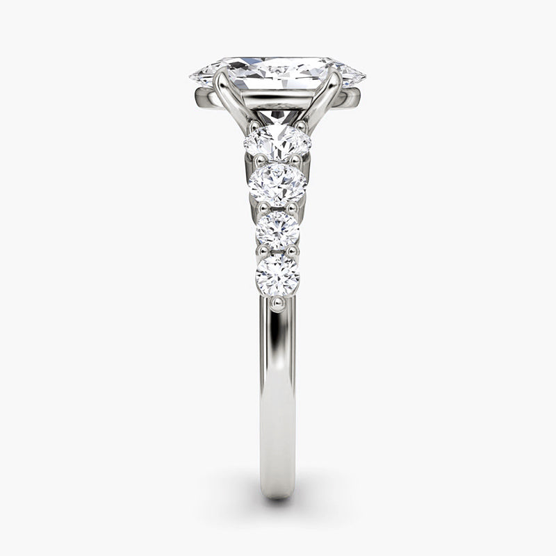 Skuno Moissanite Engagement Ring-VOOGME