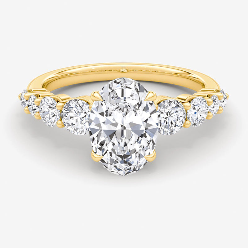 Skuno Moissanite Engagement Ring-VOOGME