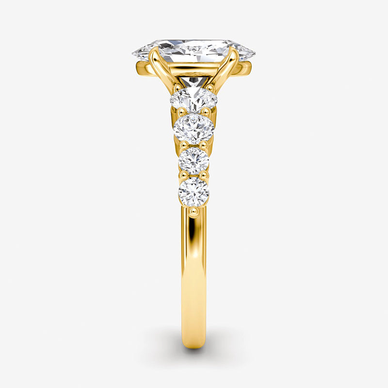 Skuno Moissanite Engagement Ring-VOOGME