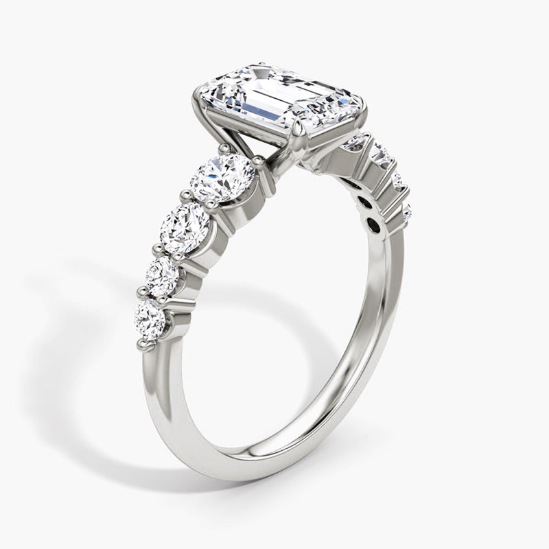 Skuno Moissanite Engagement Ring-VOOGME