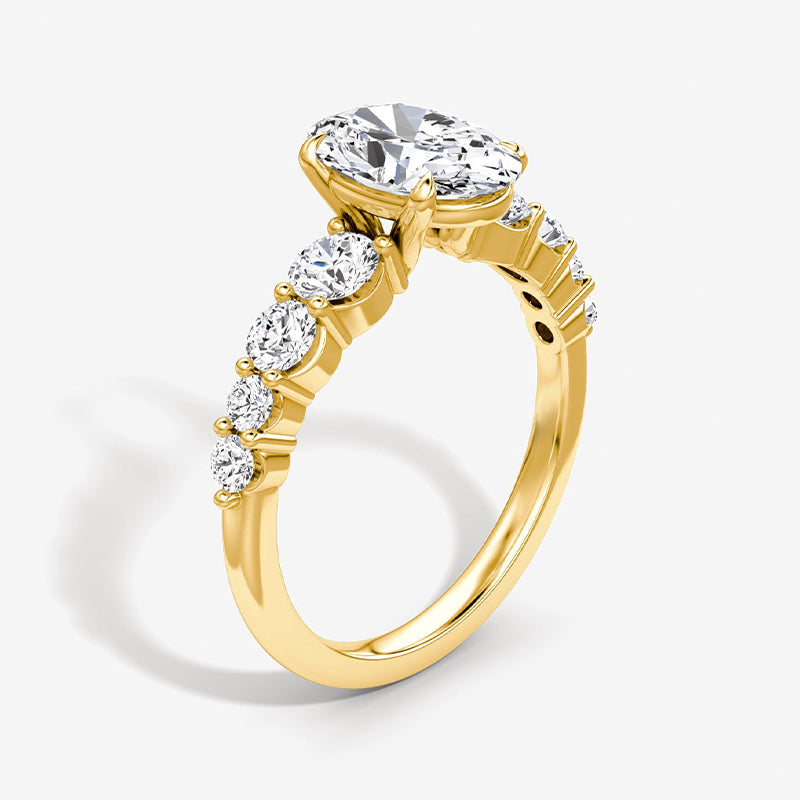 Skuno Moissanite Engagement Ring-VOOGME