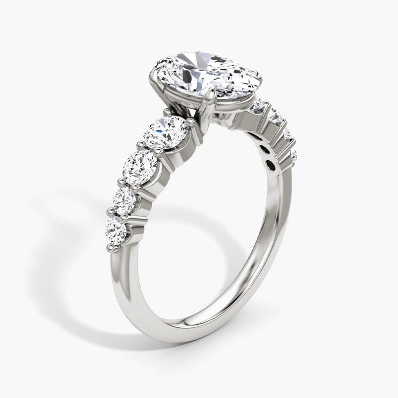 Skuno Moissanite Engagement Ring-VOOGME