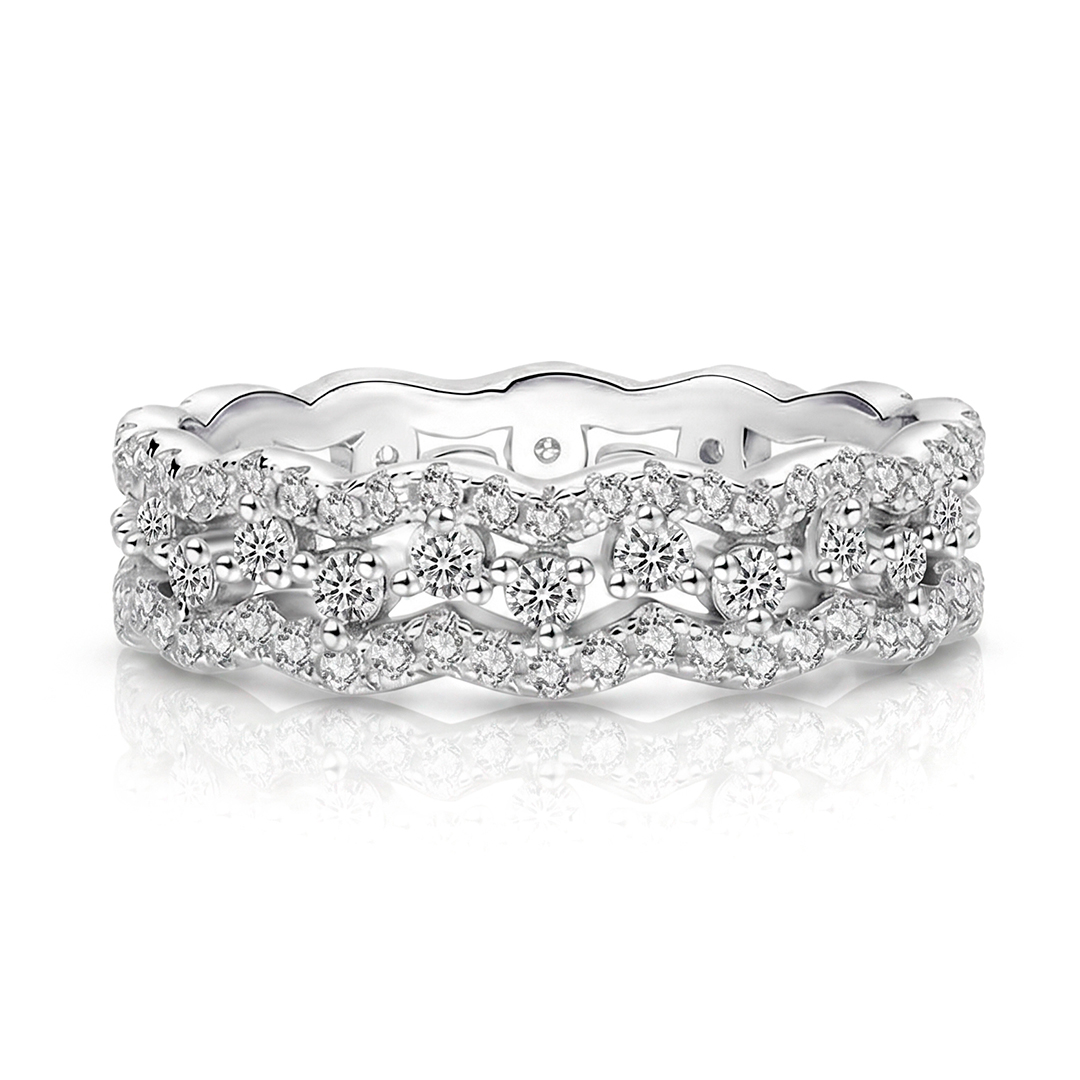 Bernice Lace Moissanite Ring