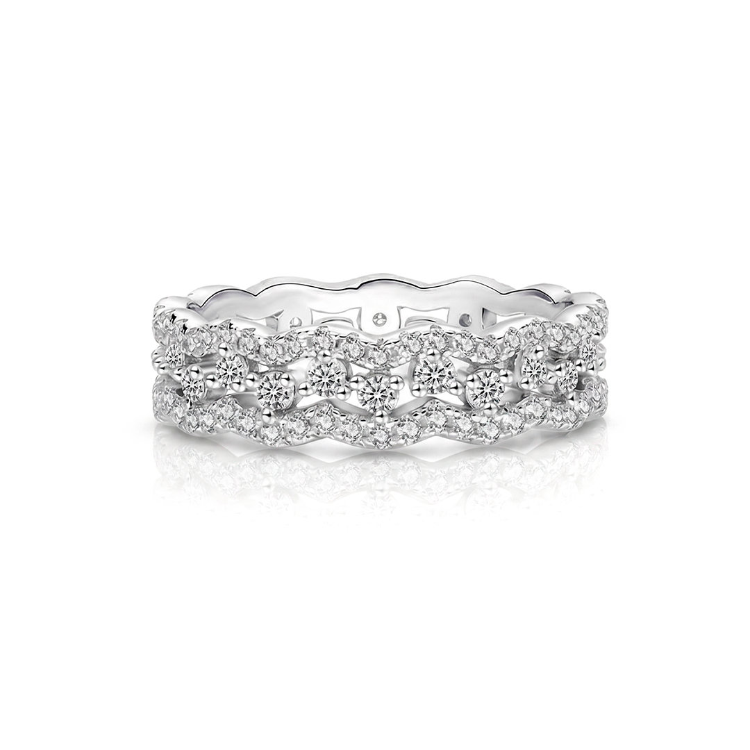 Bernice Lace Moissanite Ring