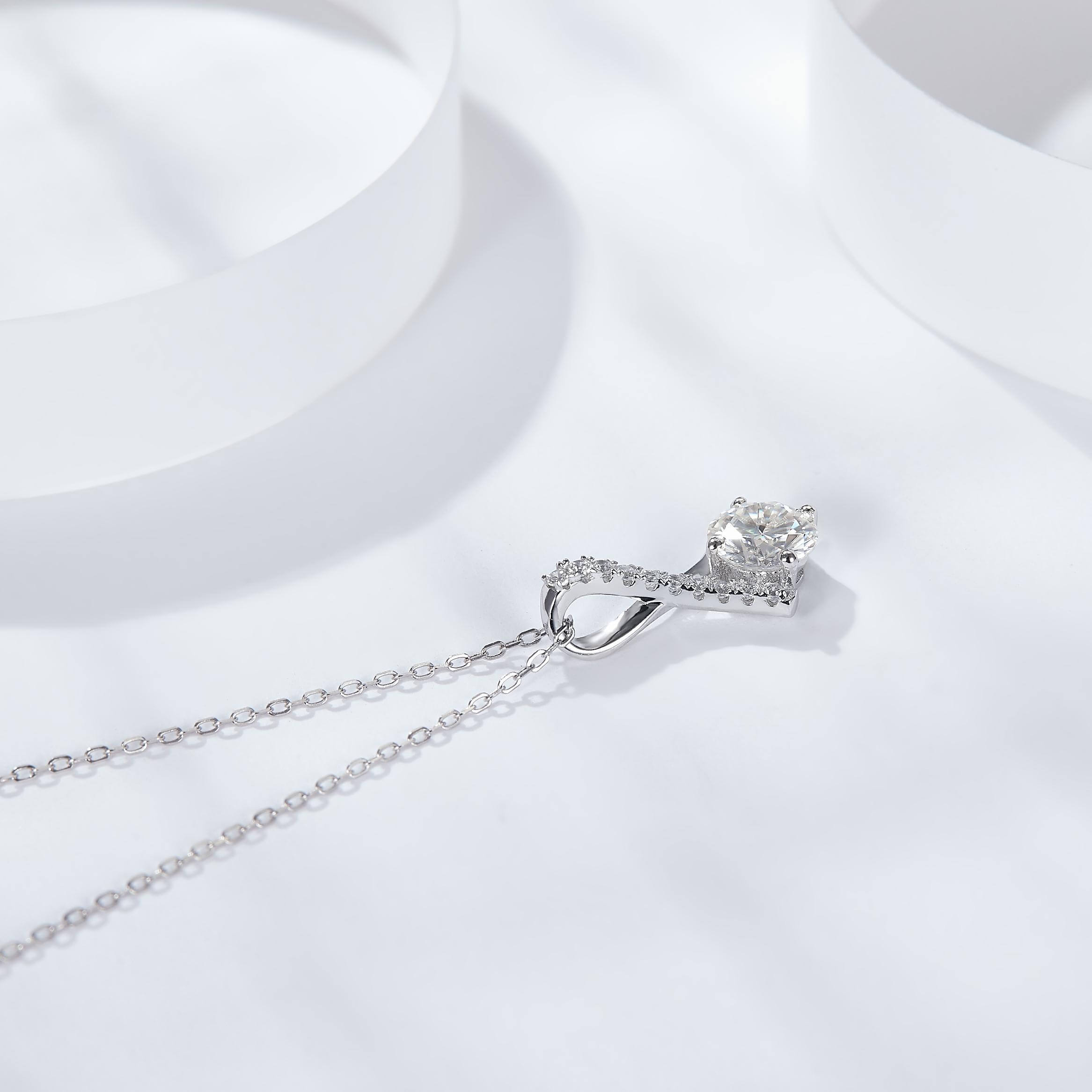 Survivors Moissanite Pendant 1.0 ct-VOOGME