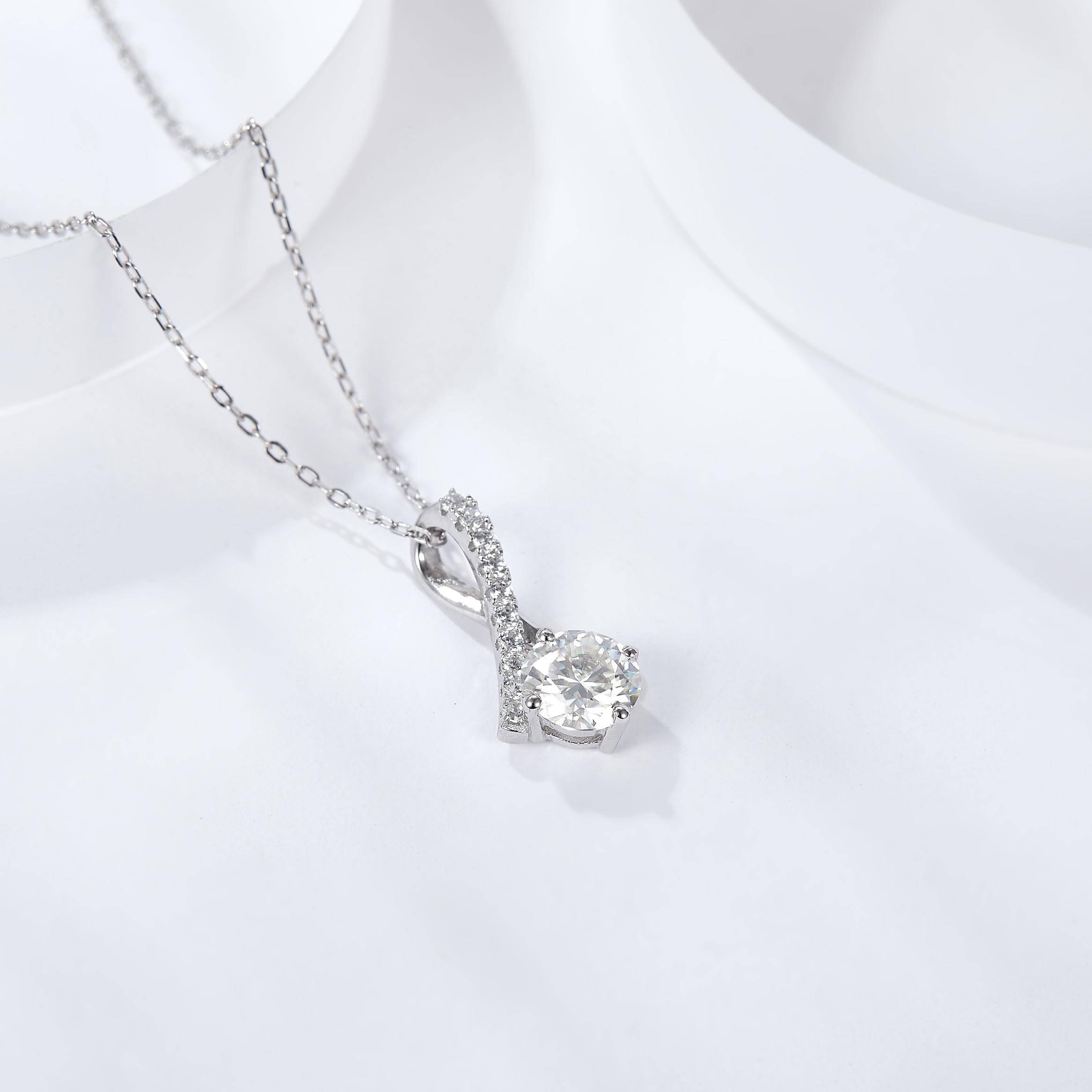 Survivors Moissanite Pendant 1.0 ct-VOOGME