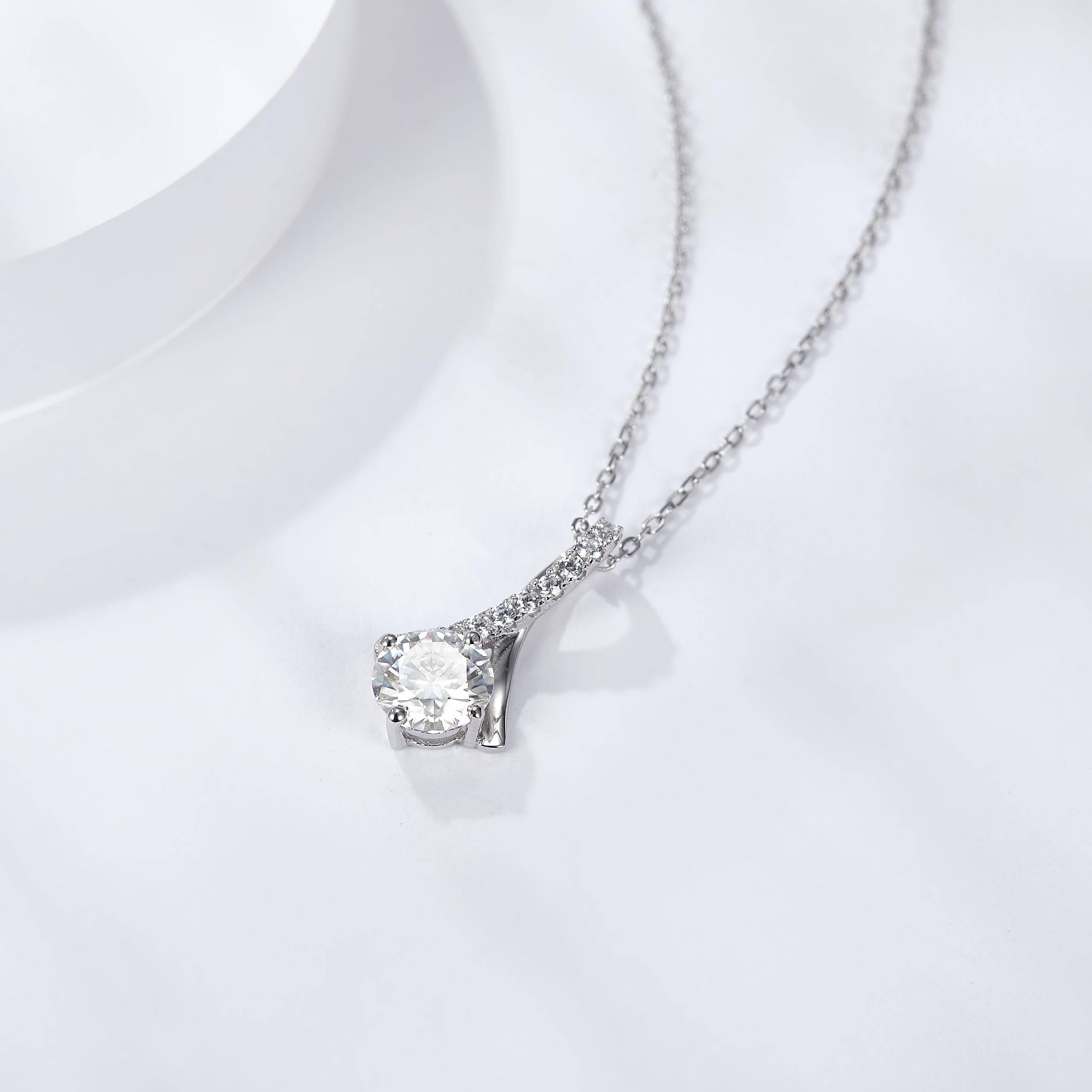 Survivors Moissanite Pendant 1.0 ct-VOOGME