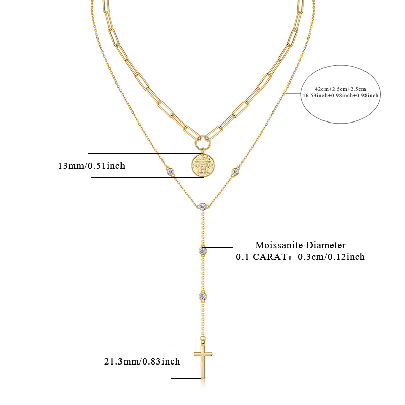 Reverie Layered Moissanite Necklace