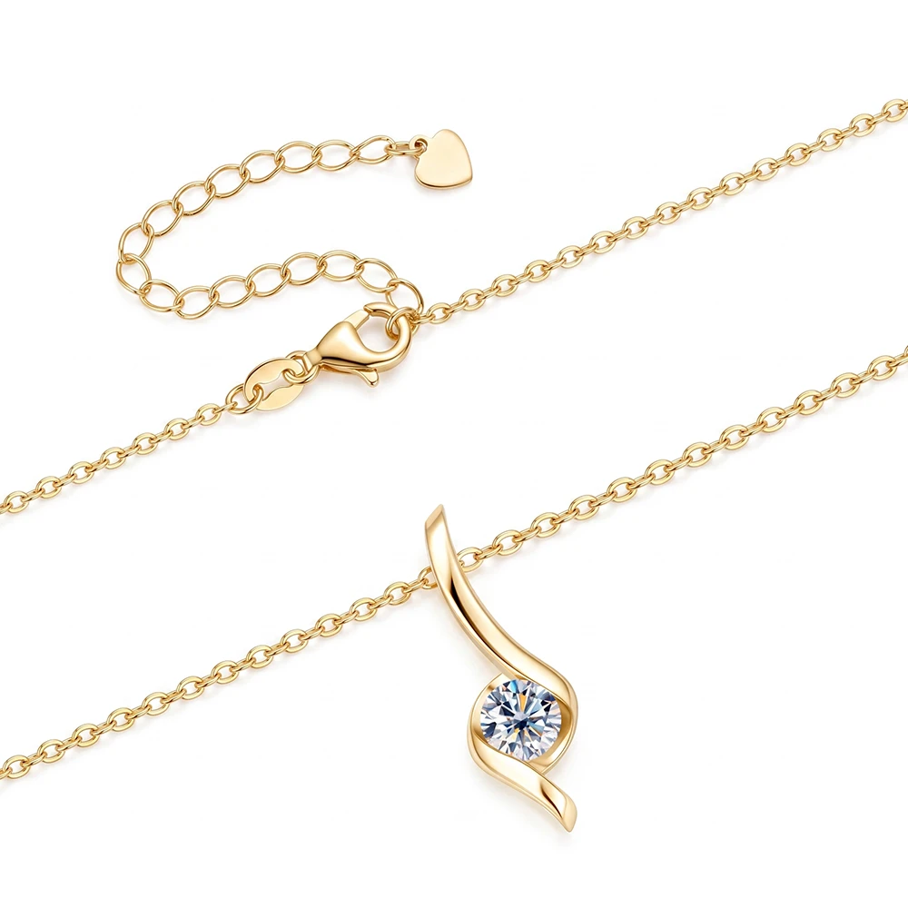 Dana Luxury Moissanite Pendant
