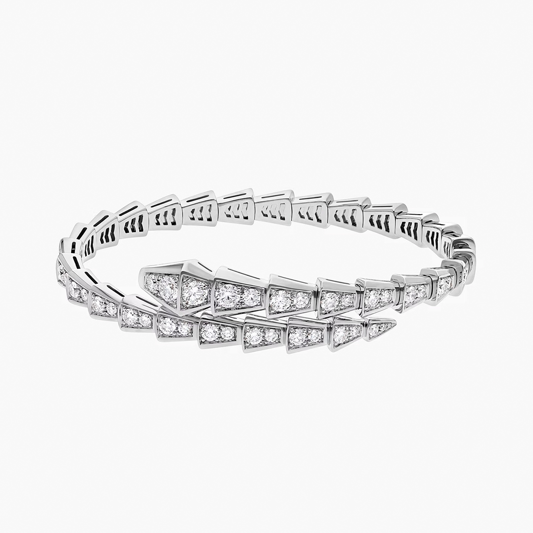 Viper Moissanite Bangle