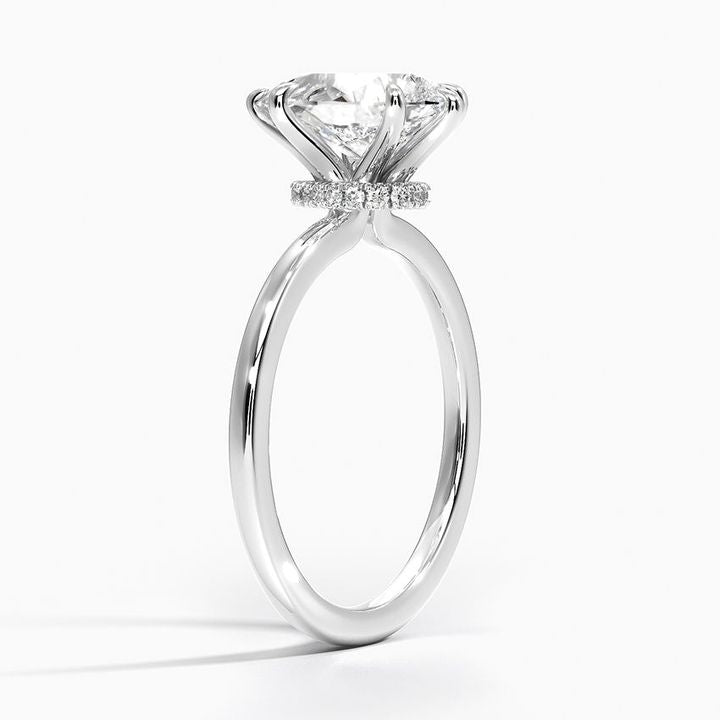 Secret Aura Moissanite Engagement Ring-VOOGME