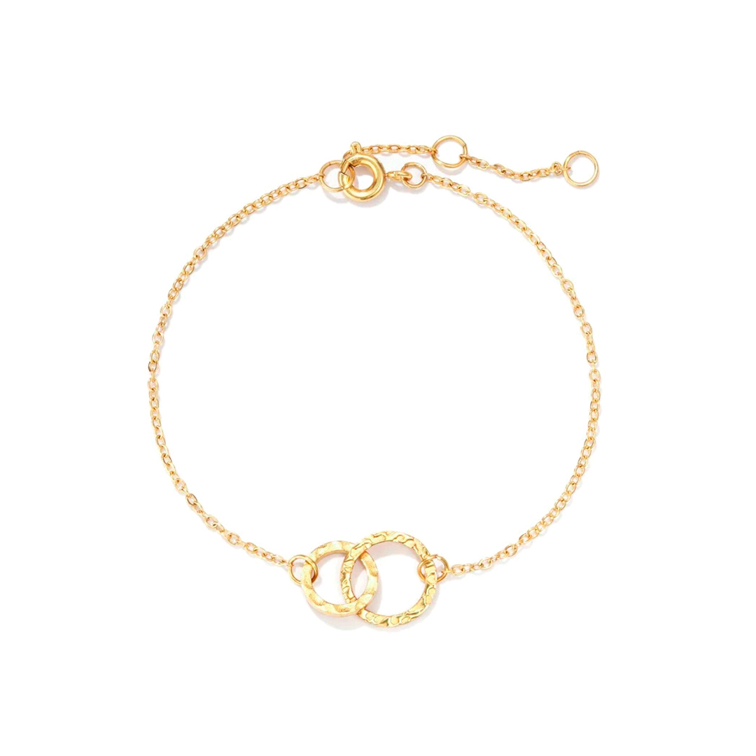 Double Infinity Sterling Silver Bracelet