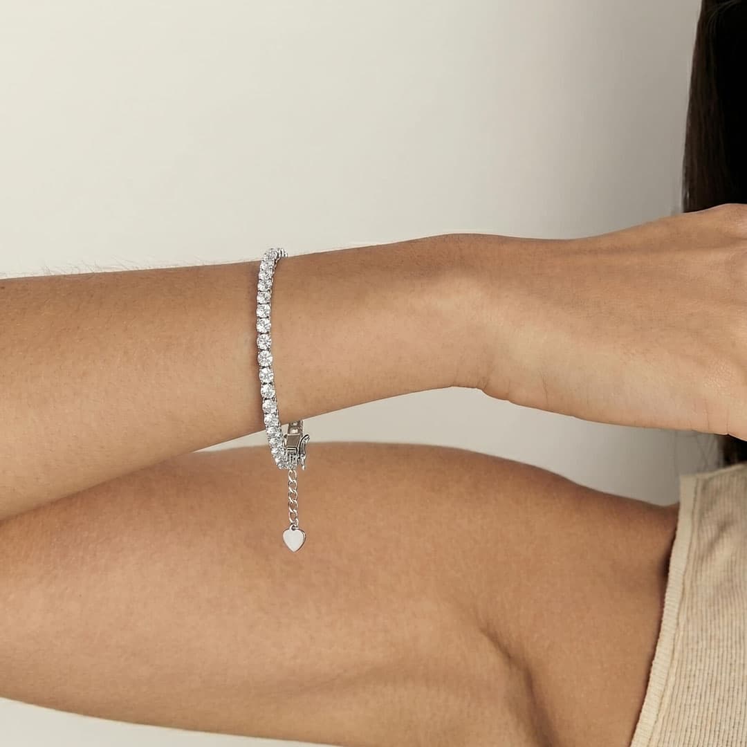 Gossamer Moissanite Tennis Bracelet