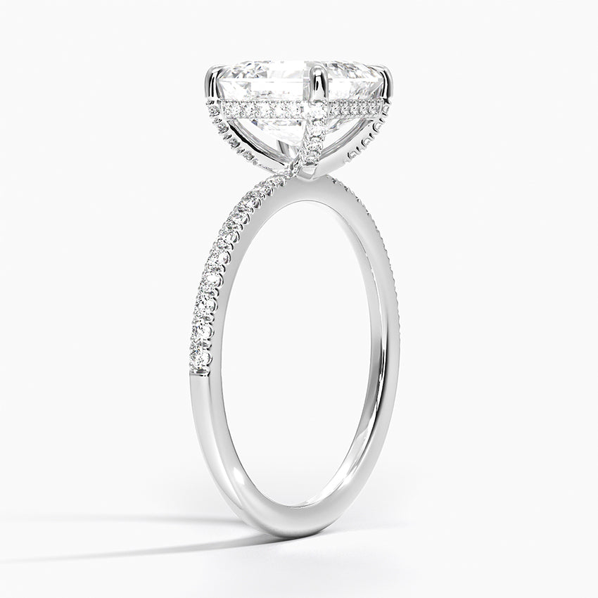 Vi Pave Moissanite Engagement Ring-VOOGME
