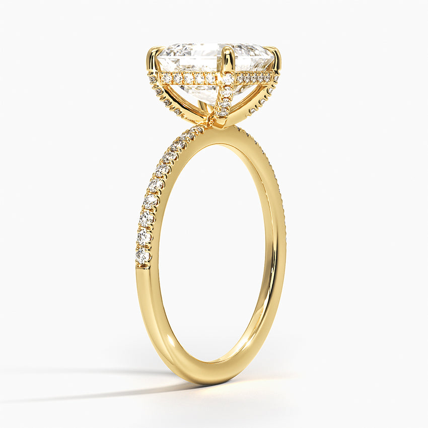 Vi Pave Moissanite Engagement Ring-VOOGME
