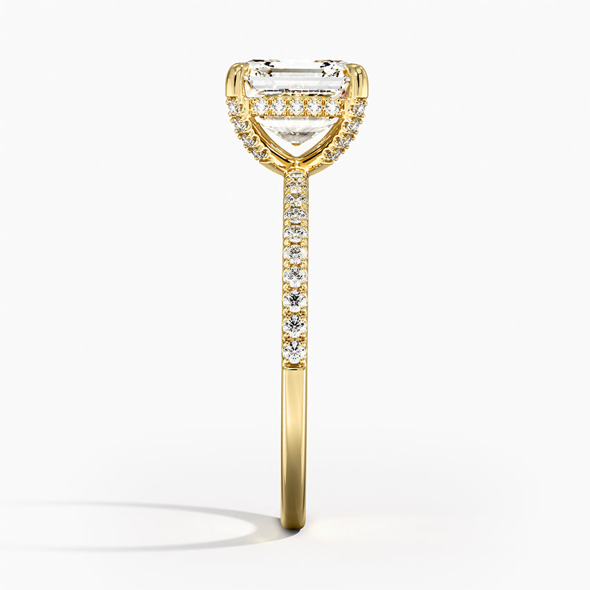 Vi Pave Moissanite Engagement Ring-VOOGME