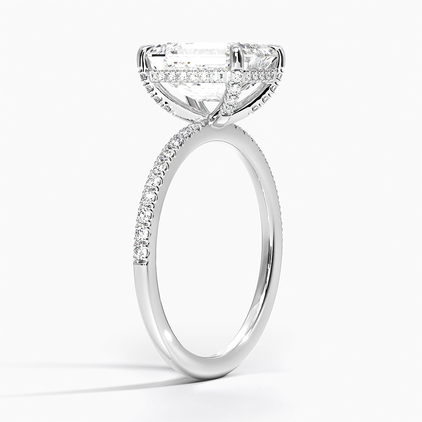Vi Pave Moissanite Engagement Ring-VOOGME