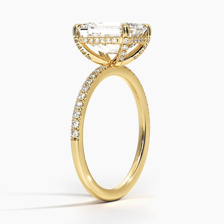 Vi Pave Moissanite Engagement Ring-VOOGME