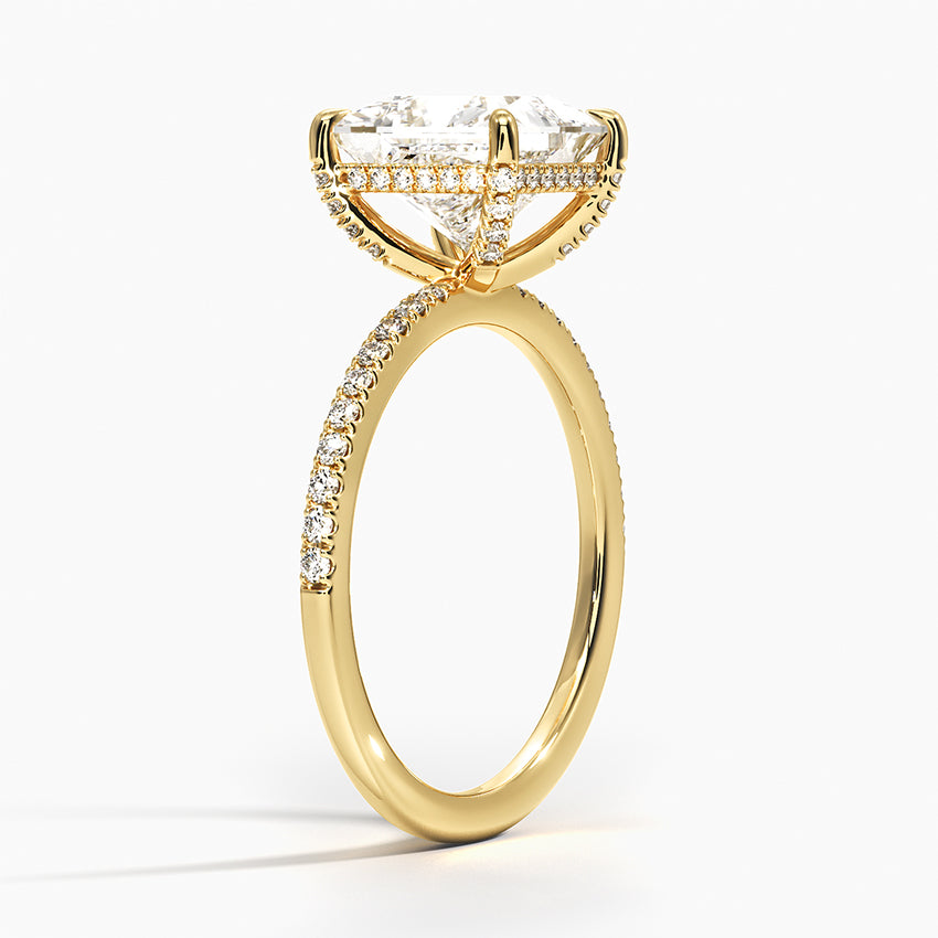 Vi Pave Moissanite Engagement Ring-VOOGME