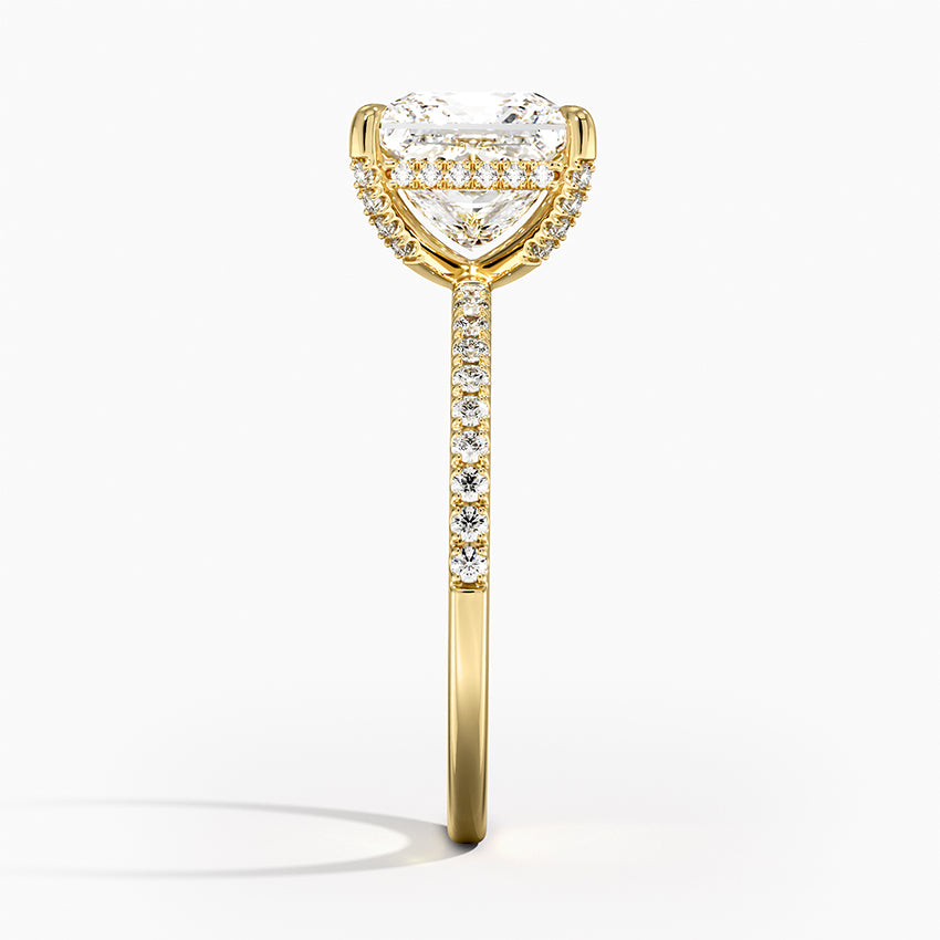 Vi Pave Moissanite Engagement Ring-VOOGME