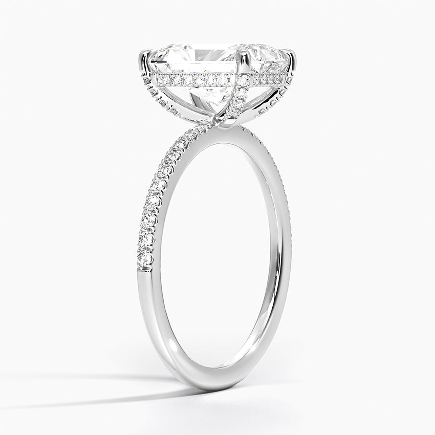 Vi Pave Moissanite Engagement Ring-VOOGME