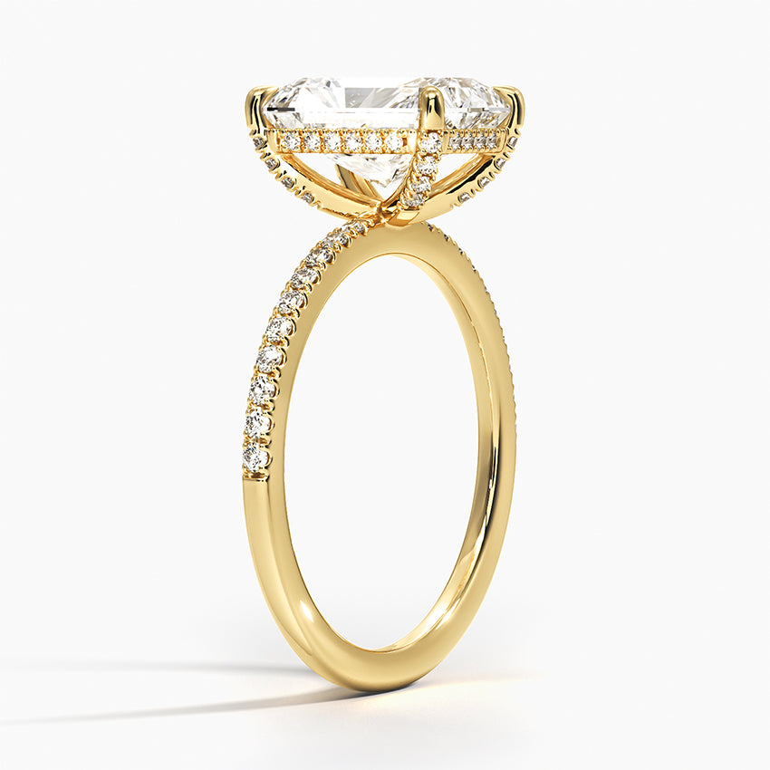 Vi Pave Moissanite Engagement Ring-VOOGME