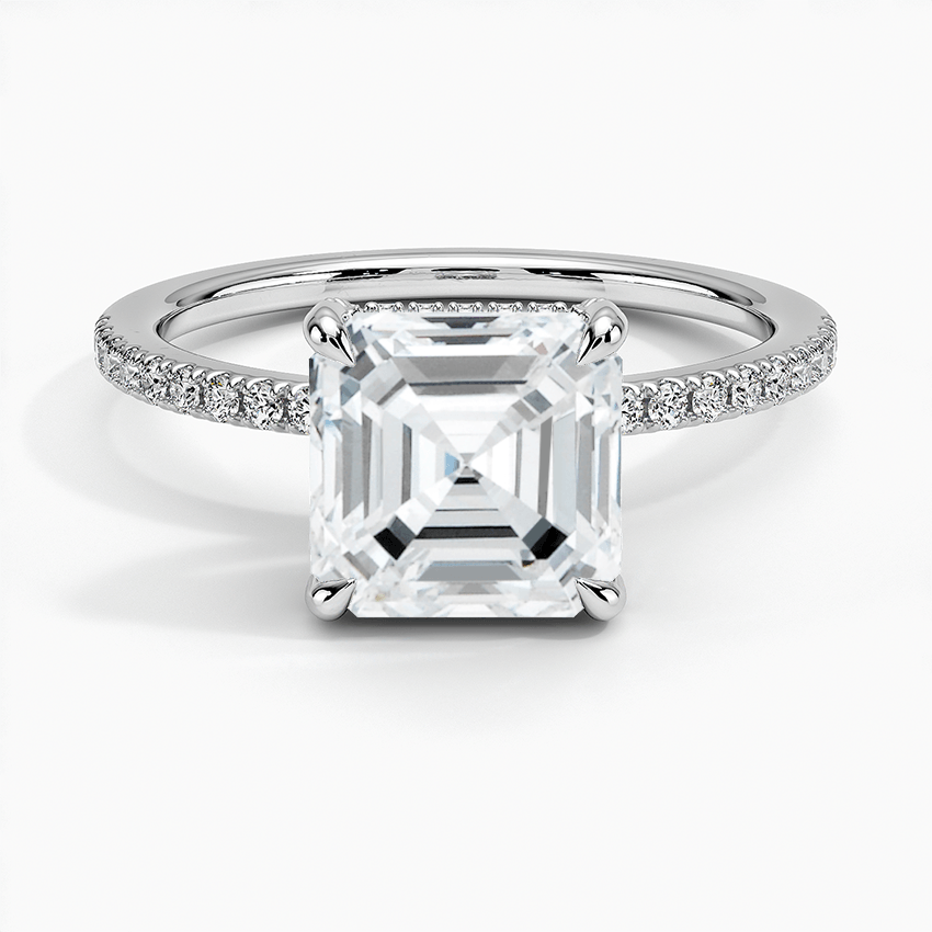 Vi Pave Moissanite Engagement Ring-VOOGME