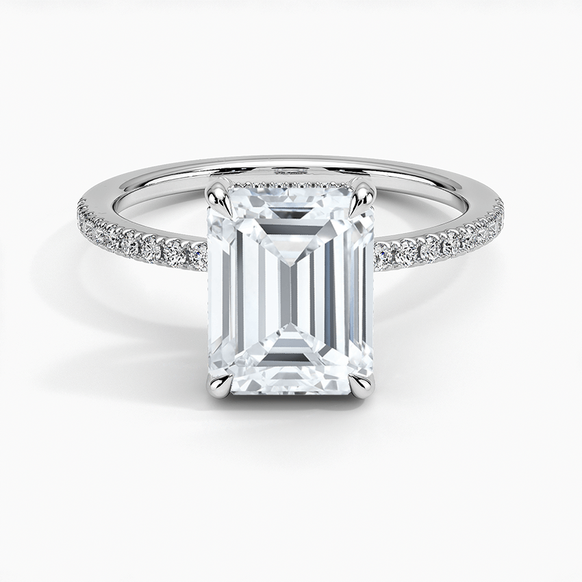Vi Pave Moissanite Engagement Ring-VOOGME