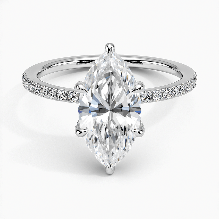 Vi Pave Moissanite Engagement Ring-VOOGME